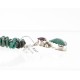 Handmade Certified Authentic Navajo .925 Sterling Silver Natural Spiny Oyster and Turquoise Native American Necklace 371051988643