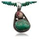 Handmade Certified Authentic Navajo .925 Sterling Silver Natural Spiny Oyster and Turquoise Native American Necklace 390641633387