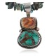 Handmade Certified Authentic Navajo .925 Sterling Silver Natural Spiny Oyster and Turquoise Native American Necklace 390654017568 Handmade Certified Authentic Navajo .925 Sterling Silver Natural Spiny Oyster and Turquoise Native American Necklace 390654017568