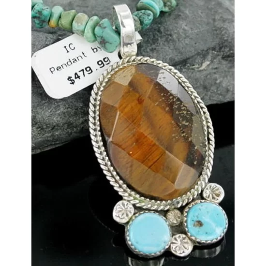 Handmade Certified Authentic Navajo .925 Sterling Silver Natural Spiny Oyster and Turquoise Native American Necklace 390665252559 Handmade Certified Authentic Navajo .925 Sterling Silver Natural Spiny Oyster and Turquoise Native American Necklace 390665252559