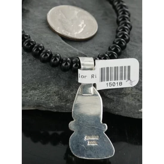 Handmade Certified Authentic Navajo .925 Sterling Silver Natural Spiny Oyster and Turquoise Native American Necklace 390712706369 Handmade Certified Authentic Navajo .925 Sterling Silver Natural Spiny Oyster and Turquoise Native American Necklace 390712706369