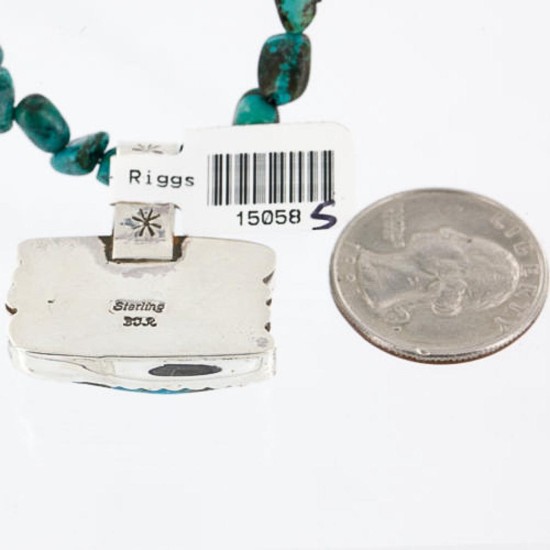 Handmade Certified Authentic Navajo .925 Sterling Silver Natural Spiny Oyster and Turquoise Native American Necklace 390761448155 Handmade Certified Authentic Navajo .925 Sterling Silver Natural Spiny Oyster and Turquoise Native American Necklace 390761448155