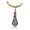 Handmade Certified Authentic Navajo .925 Sterling Silver Natural Spiny Oyster and Turquoise Native American Necklace 390803635325