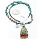 Handmade Certified Authentic Navajo .925 Sterling Silver Natural Spiny Oyster, Turquoise and CORAL Native American Necklace 371006709167 Handmade Certified Authentic Navajo .925 Sterling Silver Natural Spiny Oyster, Turquoise and CORAL Native American Necklace 371006709167