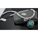 Handmade Certified Authentic Navajo .925 Sterling Silver Natural Turquoise and Spiny Oyster Native American Necklace 390605187244 Handmade Certified Authentic Navajo .925 Sterling Silver Natural Turquoise and Spiny Oyster Native American Necklace 390605187244
