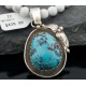 Handmade Certified Authentic Navajo .925 Sterling Silver Natural Turquoise and Spiny Oyster Native American Necklace 390605187244