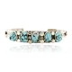 Handmade Certified Authentic Navajo .925 Sterling Silver Natural Turquoise Native American Bracelet 12755-4