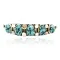 Handmade Certified Authentic Navajo .925 Sterling Silver Natural Turquoise Native American Bracelet 12755-5