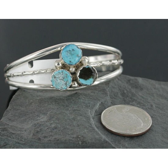 Handmade Certified Authentic Navajo .925 Sterling Silver Natural Turquoise Native American Bracelet 390714993953 Handmade Certified Authentic Navajo .925 Sterling Silver Natural Turquoise Native American Bracelet 390714993953