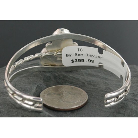 Handmade Certified Authentic Navajo .925 Sterling Silver Natural Turquoise Native American Bracelet 390714993953 Handmade Certified Authentic Navajo .925 Sterling Silver Natural Turquoise Native American Bracelet 390714993953