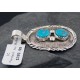 Handmade Certified Authentic Navajo .925 Sterling Silver Natural Turquoise Native American Necklace 370875897497