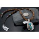 Handmade Certified Authentic Navajo .925 Sterling Silver Natural Turquoise Native American Necklace 370880379481