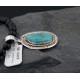 Handmade Certified Authentic Navajo .925 Sterling Silver Natural Turquoise Native American Necklace 370880526626 Handmade Certified Authentic Navajo .925 Sterling Silver Natural Turquoise Native American Necklace 370880526626