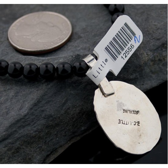 Handmade Certified Authentic Navajo .925 Sterling Silver Natural Turquoise Native American Necklace 370880526626 Handmade Certified Authentic Navajo .925 Sterling Silver Natural Turquoise Native American Necklace 370880526626