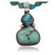 Handmade Certified Authentic Navajo .925 Sterling Silver Natural Turquoise Native American Necklace 370888307756