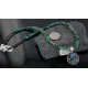 Handmade Certified Authentic Navajo .925 Sterling Silver Natural Turquoise Native American Necklace 370897275216