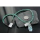 Handmade Certified Authentic Navajo .925 Sterling Silver Natural Turquoise Native American Necklace 370906021152 Handmade Certified Authentic Navajo .925 Sterling Silver Natural Turquoise Native American Necklace 370906021152