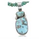 Handmade Certified Authentic Navajo .925 Sterling Silver Natural Turquoise Native American Necklace 370906021152 Handmade Certified Authentic Navajo .925 Sterling Silver Natural Turquoise Native American Necklace 370906021152