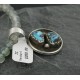 Handmade Certified Authentic Navajo .925 Sterling Silver Natural Turquoise Native American Necklace 370922088121