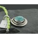 Handmade Certified Authentic Navajo .925 Sterling Silver Natural Turquoise Native American Necklace 370954579394
