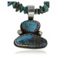 Handmade Certified Authentic Navajo .925 Sterling Silver Natural Turquoise Native American Necklace 370955238829 Handmade Certified Authentic Navajo .925 Sterling Silver Natural Turquoise Native American Necklace 370955238829