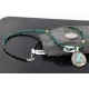 Handmade Certified Authentic Navajo .925 Sterling Silver Natural Turquoise Native American Necklace 370964100509