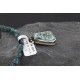 Handmade Certified Authentic Navajo .925 Sterling Silver Natural Turquoise Native American Necklace 370979991780 Handmade Certified Authentic Navajo .925 Sterling Silver Natural Turquoise Native American Necklace 370979991780