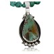 Handmade Certified Authentic Navajo .925 Sterling Silver Natural Turquoise Native American Necklace 370990860504