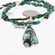 Handmade Certified Authentic Navajo .925 Sterling Silver Natural Turquoise Native American Necklace 370998610377