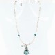 Handmade Certified Authentic Navajo .925 Sterling Silver Natural Turquoise Native American Necklace 371002892383 Handmade Certified Authentic Navajo .925 Sterling Silver Natural Turquoise Native American Necklace 371002892383