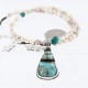 Handmade Certified Authentic Navajo .925 Sterling Silver Natural Turquoise Native American Necklace 371002892383 Handmade Certified Authentic Navajo .925 Sterling Silver Natural Turquoise Native American Necklace 371002892383