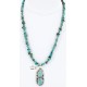 Handmade Certified Authentic Navajo .925 Sterling Silver Natural Turquoise Native American Necklace 371019608892
