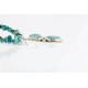 Handmade Certified Authentic Navajo .925 Sterling Silver Natural Turquoise Native American Necklace 371019608892