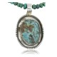 Handmade Certified Authentic Navajo .925 Sterling Silver Natural Turquoise Native American Necklace 371275956723