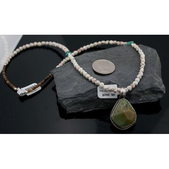Handmade Certified Authentic Navajo .925 Sterling Silver Natural Turquoise Native American Necklace 390611347486 Handmade Certified Authentic Navajo .925 Sterling Silver Natural Turquoise Native American Necklace 390611347486