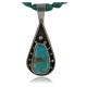 Handmade Certified Authentic Navajo .925 Sterling Silver Natural Turquoise Native American Necklace 390656788014