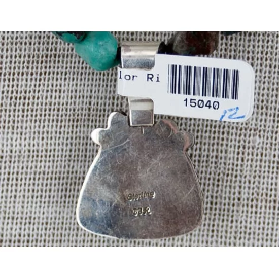Handmade Certified Authentic Navajo .925 Sterling Silver Natural Turquoise Native American Necklace 390656793349 Handmade Certified Authentic Navajo .925 Sterling Silver Natural Turquoise Native American Necklace 390656793349
