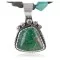 Handmade Certified Authentic Navajo .925 Sterling Silver Natural Turquoise Native American Necklace 390656793349
