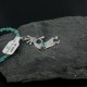 Handmade Certified Authentic Navajo .925 Sterling Silver Natural Turquoise Native American Necklace 390666972535