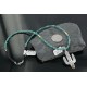 Handmade Certified Authentic Navajo .925 Sterling Silver Natural Turquoise Native American Necklace 390668434731 Handmade Certified Authentic Navajo .925 Sterling Silver Natural Turquoise Native American Necklace 390668434731