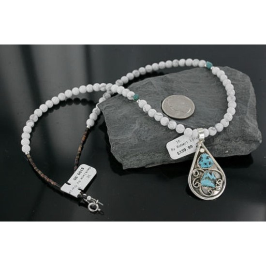 Handmade Certified Authentic Navajo .925 Sterling Silver Natural Turquoise Native American Necklace 390679767869 Handmade Certified Authentic Navajo .925 Sterling Silver Natural Turquoise Native American Necklace 390679767869