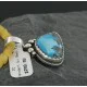 Handmade Certified Authentic Navajo .925 Sterling Silver Natural Turquoise Native American Necklace 390713594023