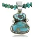 Handmade Certified Authentic Navajo .925 Sterling Silver Natural Turquoise Native American Necklace 390713696185