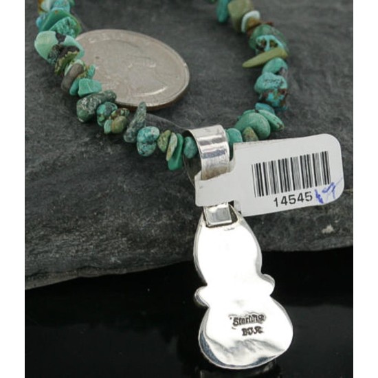 Handmade Certified Authentic Navajo .925 Sterling Silver Natural Turquoise Native American Necklace 390719824825 Handmade Certified Authentic Navajo .925 Sterling Silver Natural Turquoise Native American Necklace 390719824825