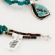 Handmade Certified Authentic Navajo .925 Sterling Silver Natural Turquoise Native American Necklace 390737814258