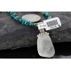 Handmade Certified Authentic Navajo .925 Sterling Silver Natural Turquoise Native American Necklace 390747480285