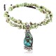 Handmade Certified Authentic Navajo .925 Sterling Silver Natural Turquoise Native American Necklace 390762385761