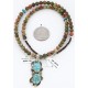 Handmade Certified Authentic Navajo .925 Sterling Silver Natural Turquoise Native American Necklace 390793994987