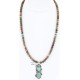 Handmade Certified Authentic Navajo .925 Sterling Silver Natural Turquoise Native American Necklace 390793994987
