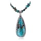 Handmade Certified Authentic Navajo .925 Sterling Silver Natural Turquoise Native American Necklace 390839389750 Handmade Certified Authentic Navajo .925 Sterling Silver Natural Turquoise Native American Necklace 390839389750
